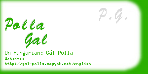 polla gal business card