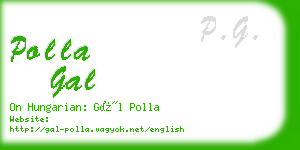 polla gal business card